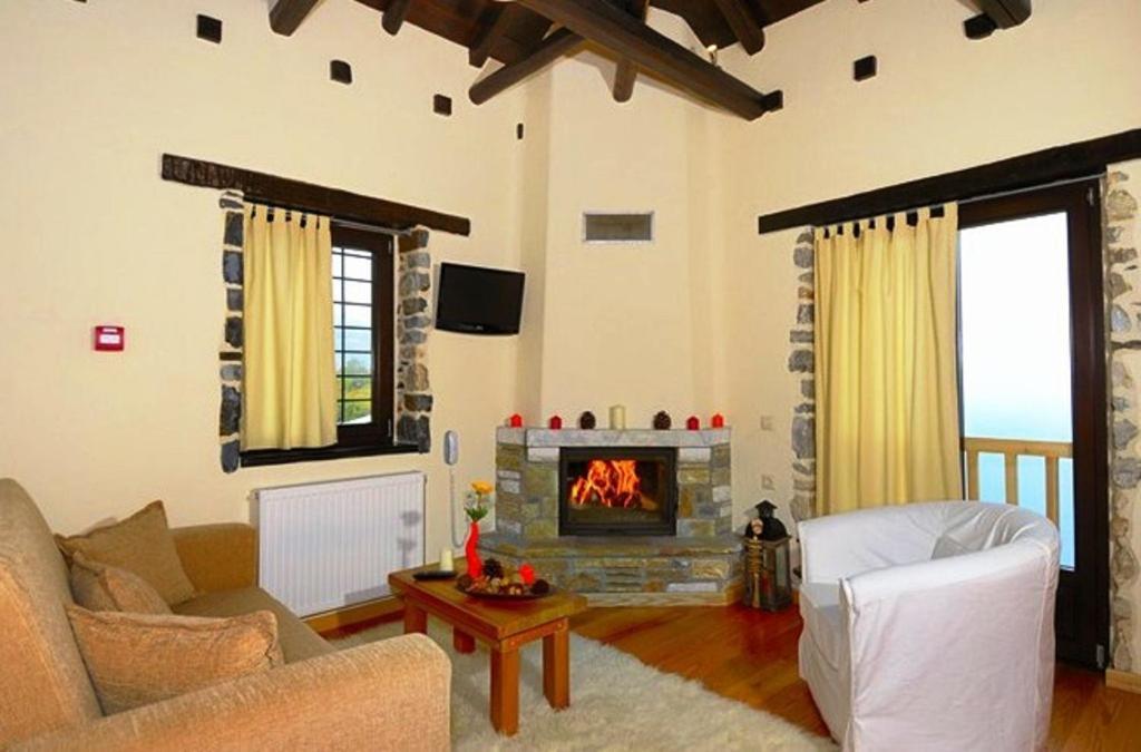 Aparthotel Prasino - Galazio Mourésion Habitación foto