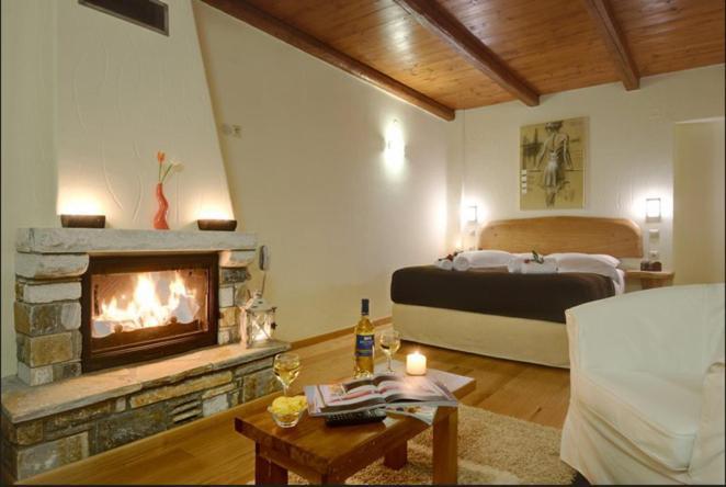 Aparthotel Prasino - Galazio Mourésion Habitación foto