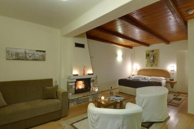Aparthotel Prasino - Galazio Mourésion Habitación foto